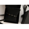 Stone onyx  Matte 6mm Gold Hoops Trio