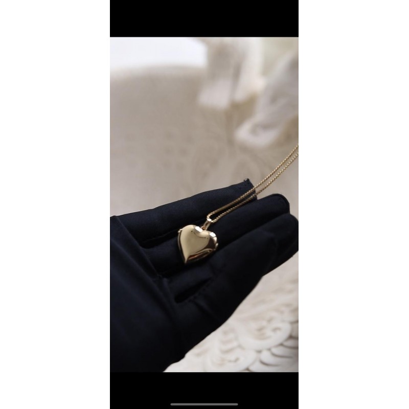 Dije relicario corazón oro solido 18kt