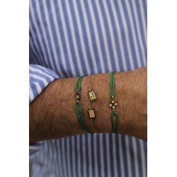 Doble identidad cadena 18kt Pulsera