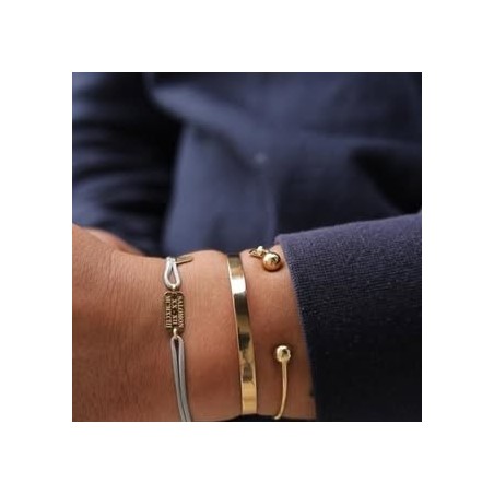 Supremo Aurum tag 18KT Gold bracelet