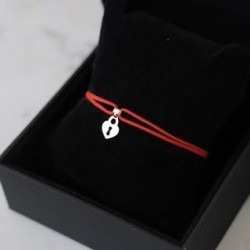 Mini dijes Corazón pulsera oro18kt