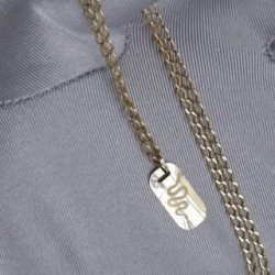 Snake federico Dije Grabada 18kt