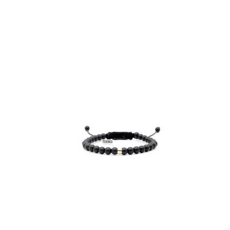 Onyx Hoop 18kt