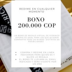 Bono De Regalo Virtual 200.000