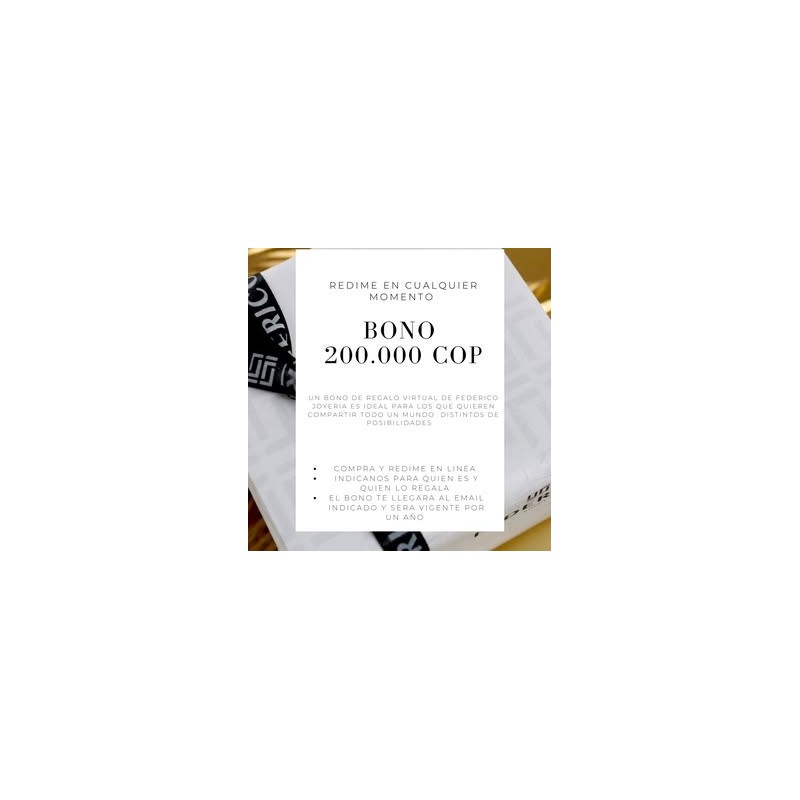 Bono De Regalo Virtual 200.000