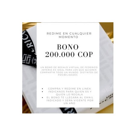 Bono De Regalo Virtual 200.000