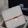 Inicial Corazón pulsera oro18kt