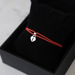 Inicial Corazón pulsera oro18kt