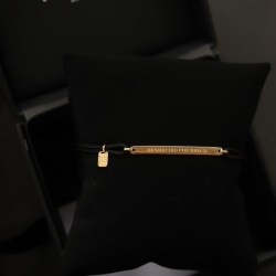 Esclava nombre tag oro 18kt