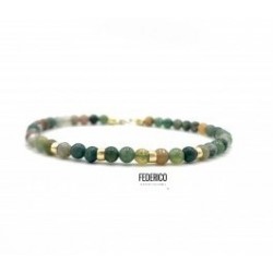 Agate aurum bracalet oro solido 18kt