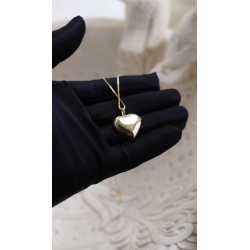 Dije relicario corazón oro solido 18kt