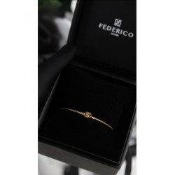 TAG pulsera inicial cadena mini cubana