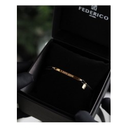 Esclava nombre tag oro 18kt