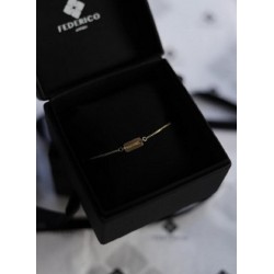 Pulsera minicubana Bebe 18kt