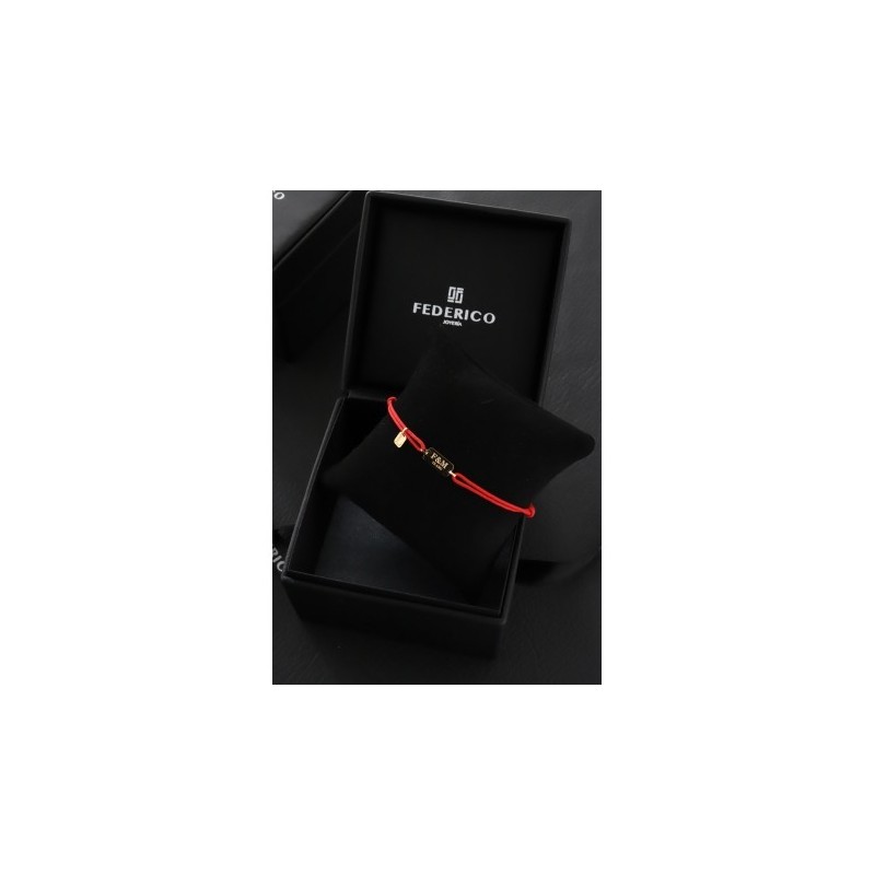 Inscripción dorada oro 18kt pulsera Inscripción dorada oro 18kt pulsera