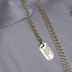 Snake federico Dije Grabada 18kt