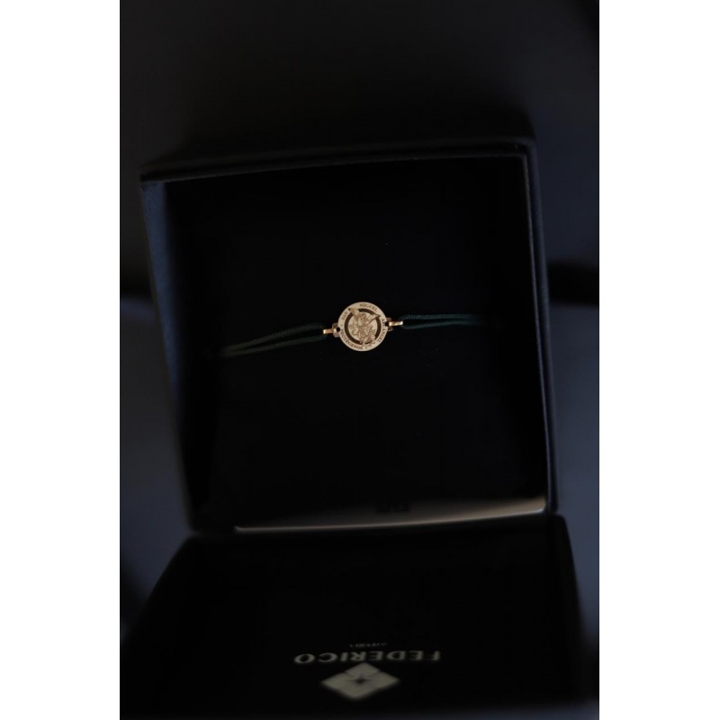 San Miguel Arcángel pulsera oro18kt