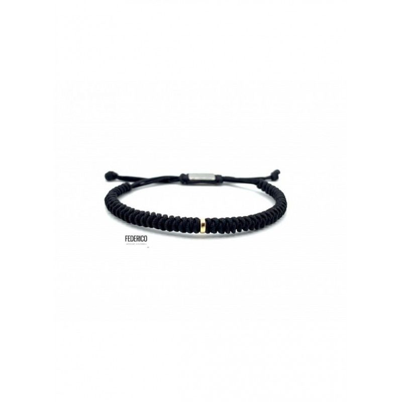 Macrame hoop gold solid