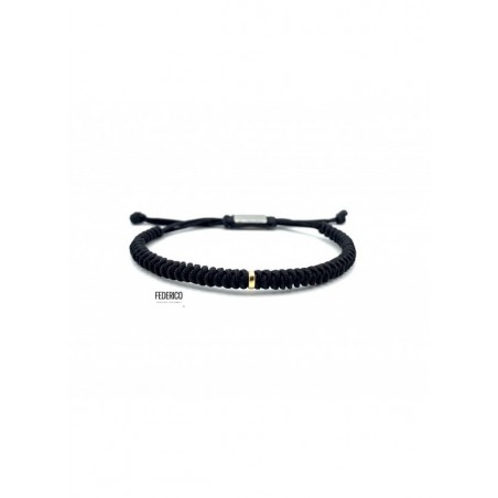 Macrame hoop gold solid