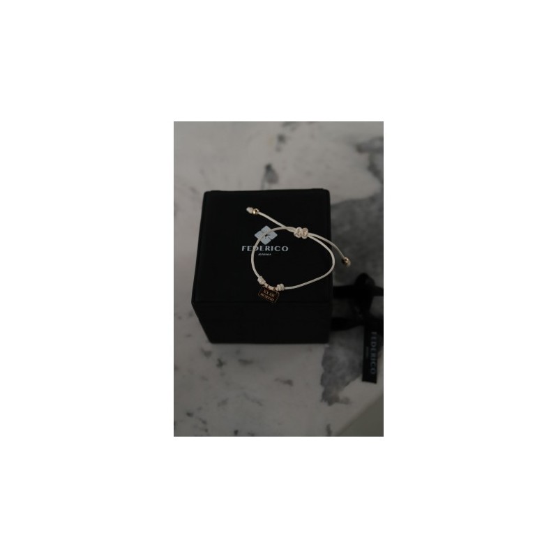 Amore placa oro 18kt pulsera