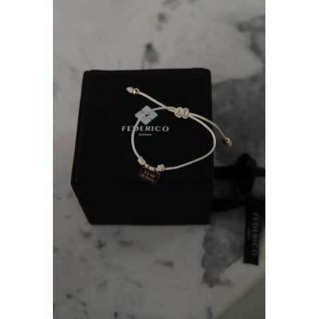 Amore placa oro 18kt pulsera