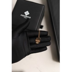 Dije placa militar oro 18kt
