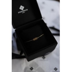 Pulsera minicubana Bebe 18kt