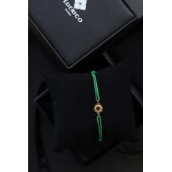 Brujula relieve pulsera oro18kt