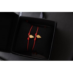 Combo dos mitades  corazones 18kt Bracelet