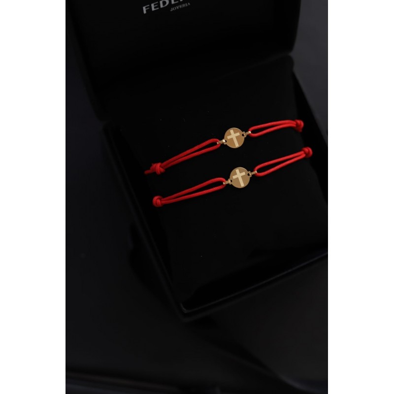 Combo Cruz esfera 18kt Bracelet Combo Cruz esfera 18kt Bracelet